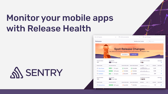 Mobile Release Health: Track crash-free users, sessions, and adoption